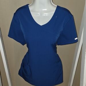 Skechers Women's Deep Blue V-Neck Tee